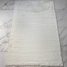 Килим 120х180 ESTERA white штучне хутро на гумовій основі